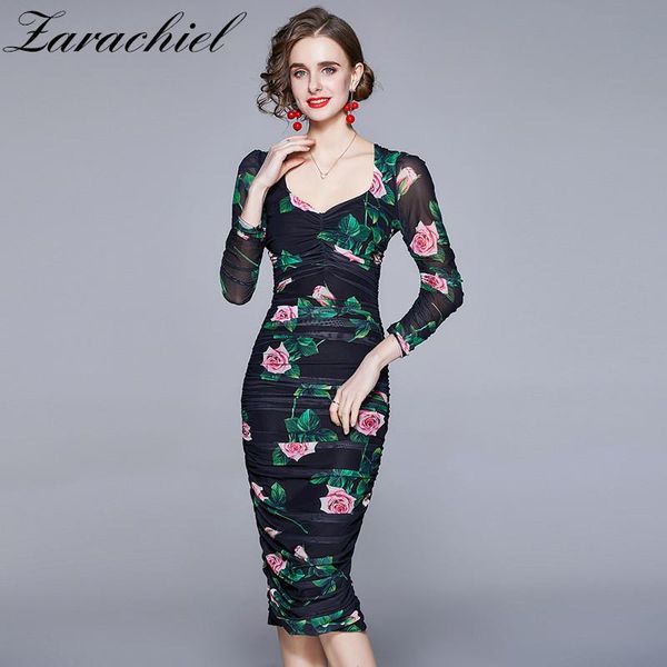 dresses runway party women slim v neck puff sleeve mid calf stretch sheath dress 2021 summer floral print ruched draped bodycon dress, Black;gray
dresses runway party women slim v neck puff sleeve mid calf stretch sheath dress 2021 summer floral print ruched draped bodycon dress, Black;gray