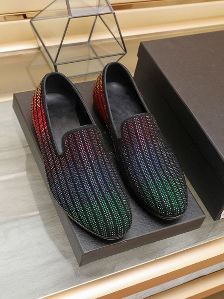 2023 mens dress shoes fashion rhinestone casual flats brand designer wedding party shoes male breathable slip-on business loafers size 38-44, Black
2023 mens dress shoes fashion rhinestone casual flats brand designer wedding party shoes male breathable slip-on business loafers size 38-44, Black