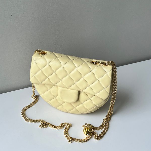 ladies designer lambskin quilted bags classic mini flap half moon purse golden metal hardware chain crossbody shoulder handbag pochette surp
ladies designer lambskin quilted bags classic mini flap half moon purse golden metal hardware chain crossbody shoulder handbag pochette surp