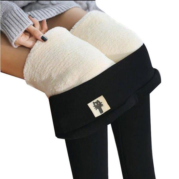 leggings winter warm women's plus velvet winter leggings anklelength keep warm solid pants high waist large size women leggings, Black
leggings winter warm women's plus velvet winter leggings anklelength keep warm solid pants high waist large size women leggings, Black