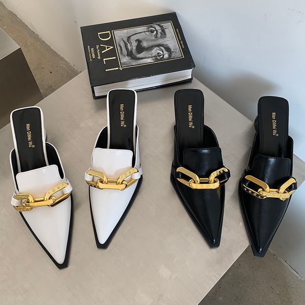 sandals summer women pointed toe slippers white 5cm block high heels slip on mules luxury brand ladies slides sandals party shoes 230427, Black
sandals summer women pointed toe slippers white 5cm block high heels slip on mules luxury brand ladies slides sandals party shoes 230427, Black