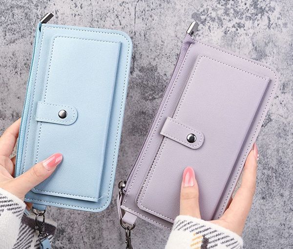 ladies travel purse zip around clutch wallets leather wristlet long women wallet wholesale solid color money poceket, Red;black
ladies travel purse zip around clutch wallets leather wristlet long women wallet wholesale solid color money poceket, Red;black