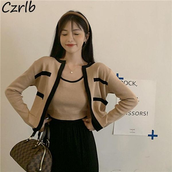 dress 2 stukken vrouwen sets tender elegante eenvoudige franse stijl lady lange mouwen knitwear slim kleding koreaanse fashion chic part, White
dress 2 stukken vrouwen sets tender elegante eenvoudige franse stijl lady lange mouwen knitwear slim kleding koreaanse fashion chic part, White