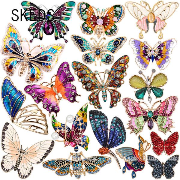 pins brooches skeds luxury women enamel butterfly insect brooches pins vintage crystal pearl brooch for lady jewelry clothing badges corsage, Gray
pins brooches skeds luxury women enamel butterfly insect brooches pins vintage crystal pearl brooch for lady jewelry clothing badges corsage, Gray