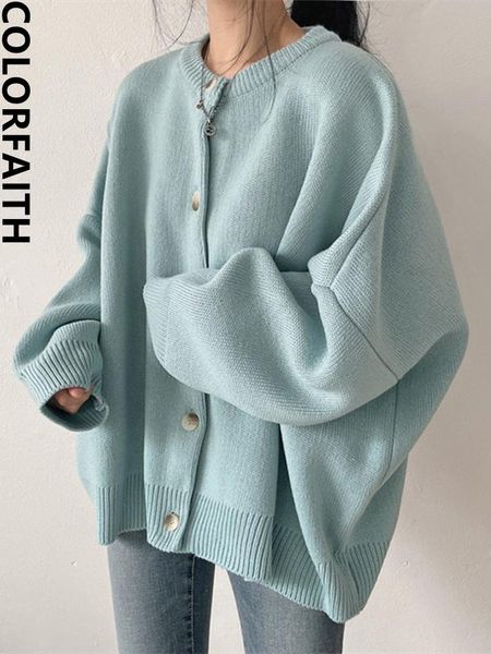 sweaters colorfaith new 2022 autumn winter women's sweaters cardigans vintage knitted wild oversized korean fashionable lady swc18319, White;black
sweaters colorfaith new 2022 autumn winter women's sweaters cardigans vintage knitted wild oversized korean fashionable lady swc18319, White;black