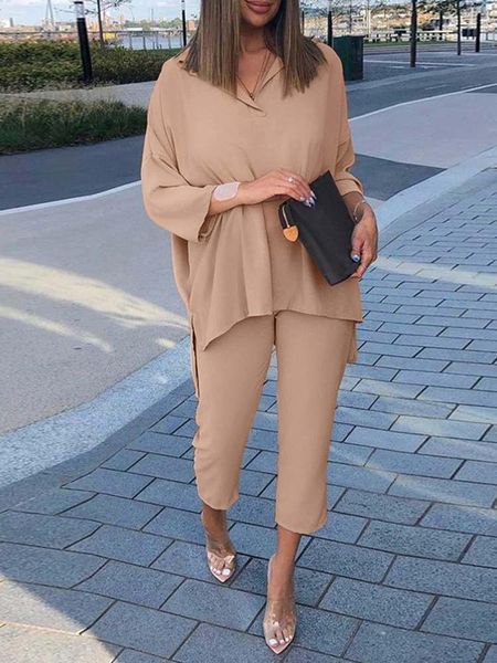 pants 2pcs pant sets spring lapel neck long sleeve blouse suits urban tracksuit zanzea women ol matching sets casual solid work sets, White
pants 2pcs pant sets spring lapel neck long sleeve blouse suits urban tracksuit zanzea women ol matching sets casual solid work sets, White