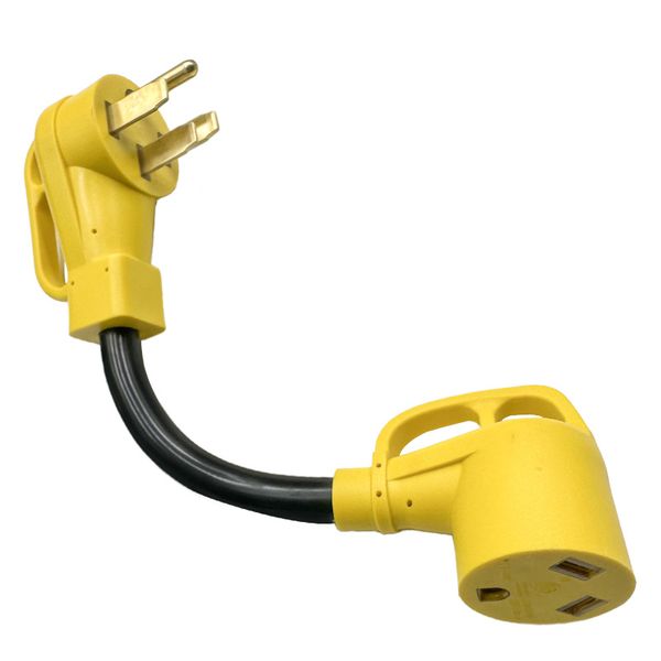 NEMA 14-50P to NEMA TT-30R, STW No. 10 heavy-duty power adapter power plug,Yacht power cord Wholesale converter plug light string
NEMA 14-50P to NEMA TT-30R, STW No. 10 heavy-duty power adapter power plug,Yacht power cord Wholesale converter plug light string