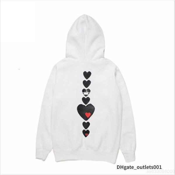 men's hoodies sweatshirts 22s designer play commes jumpers des garcons letter embroidery long sleeve pullover women red heart loose, Black
men's hoodies sweatshirts 22s designer play commes jumpers des garcons letter embroidery long sleeve pullover women red heart loose, Black