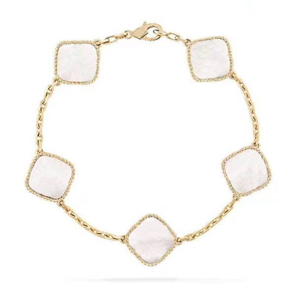 designer classic lucky 4/clover mother-of-pearl onyx bracelet 18k white gold plated ladies and girls valentine's day mother's day, Golden;silver
designer classic lucky 4/clover mother-of-pearl onyx bracelet 18k white gold plated ladies and girls valentine's day mother's day, Golden;silver