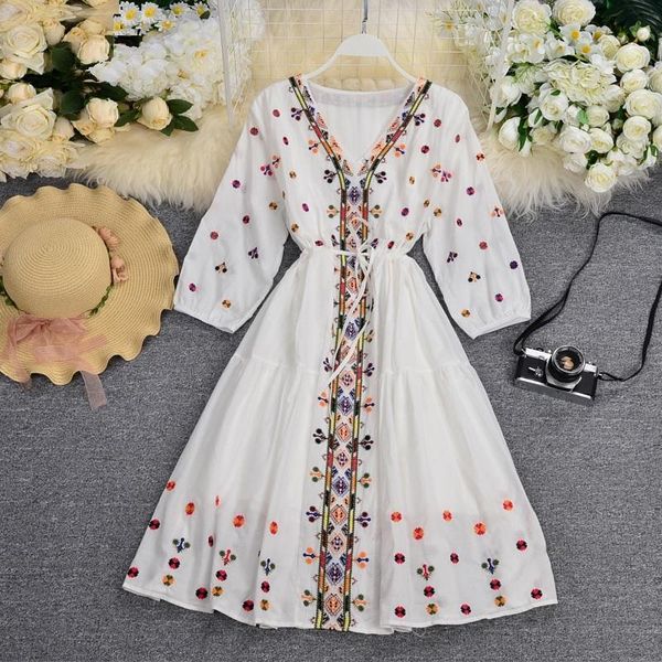 dresses vintage cotton embroidery floral casual loose lace up boho beach mini dress women 2022 summer bandage waistband party dress, Black;gray
dresses vintage cotton embroidery floral casual loose lace up boho beach mini dress women 2022 summer bandage waistband party dress, Black;gray