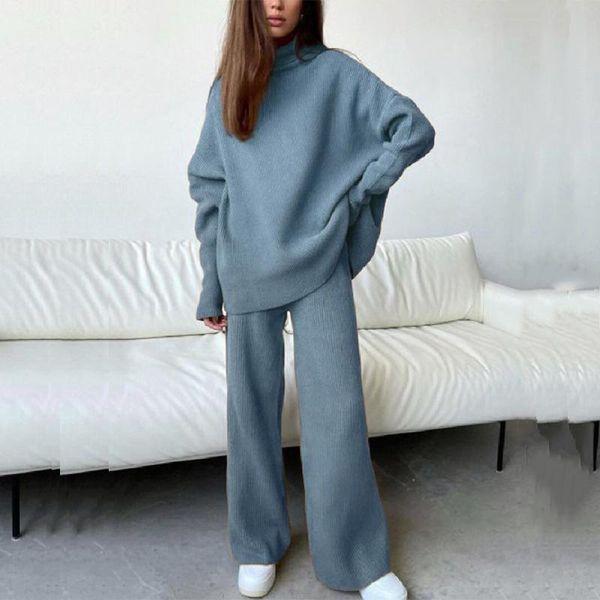 pants elegant two piece sets women warm print turtleneck pullover + lady wide leg pants outfits autumn winter female home suit, White
pants elegant two piece sets women warm print turtleneck pullover + lady wide leg pants outfits autumn winter female home suit, White