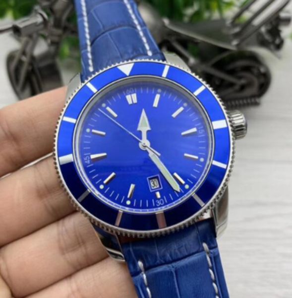 new classic rubber band super-ocean mens watches 47mm full blue dial automatic mechanical watch men wristwatches ab2020161c1s1, Slivery;brown
new classic rubber band super-ocean mens watches 47mm full blue dial automatic mechanical watch men wristwatches ab2020161c1s1, Slivery;brown