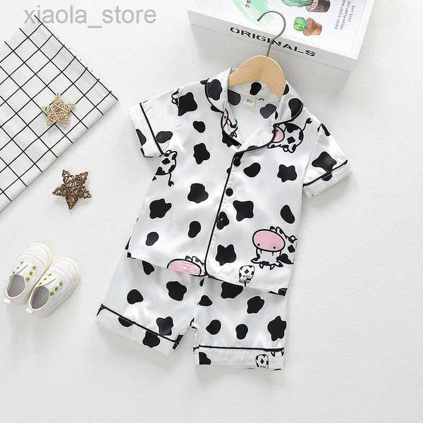 clothing sets summer children cartoon short sleeve+shorts 2pc satin silk pajamas sets girls sleepwear boy loungewear leisure wear home cloth, White
clothing sets summer children cartoon short sleeve+shorts 2pc satin silk pajamas sets girls sleepwear boy loungewear leisure wear home cloth, White