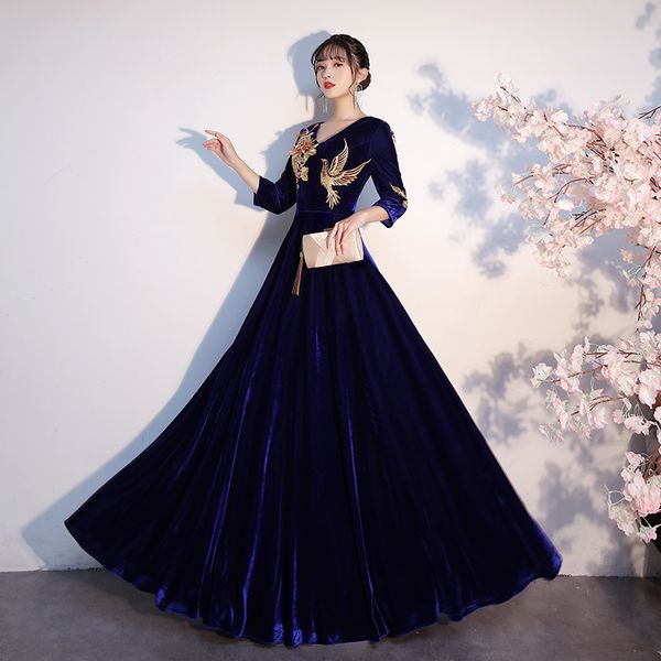 high end 2023 new blue elegant and generous evening dress banquet host dress dress purchase contact us, Black;red
high end 2023 new blue elegant and generous evening dress banquet host dress dress purchase contact us, Black;red