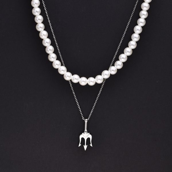 pendant necklaces vnox 2pcs stackable necklaces for men 8mm imitated pearl beads chain small sea pendant 45cm60cm cool collar 230426, Silver
pendant necklaces vnox 2pcs stackable necklaces for men 8mm imitated pearl beads chain small sea pendant 45cm60cm cool collar 230426, Silver