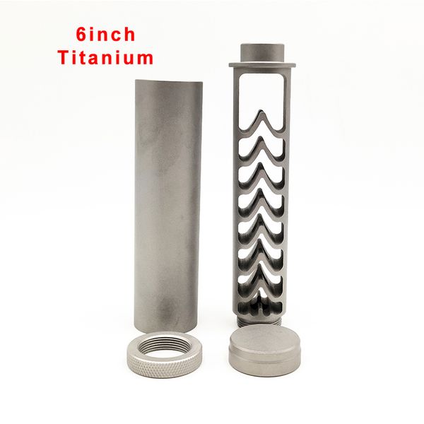 6" titanium solvent trap fuel filter 10mm hole tactical accessories 1/2"x28 single core fuel trap solvent filters
6" titanium solvent trap fuel filter 10mm hole tactical accessories 1/2"x28 single core fuel trap solvent filters