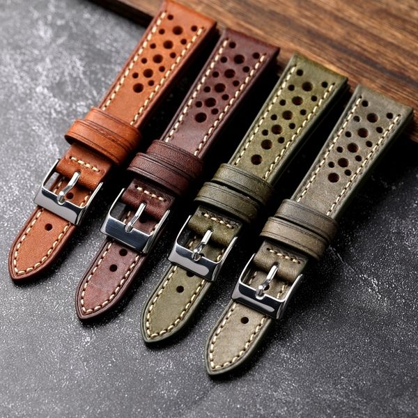 watch bands handcrafted pueblo italian cowhide leather strap ventilated design 18 20 21 22mm green brown gray men's ultrathin bracelet, Black;brown
watch bands handcrafted pueblo italian cowhide leather strap ventilated design 18 20 21 22mm green brown gray men's ultrathin bracelet, Black;brown