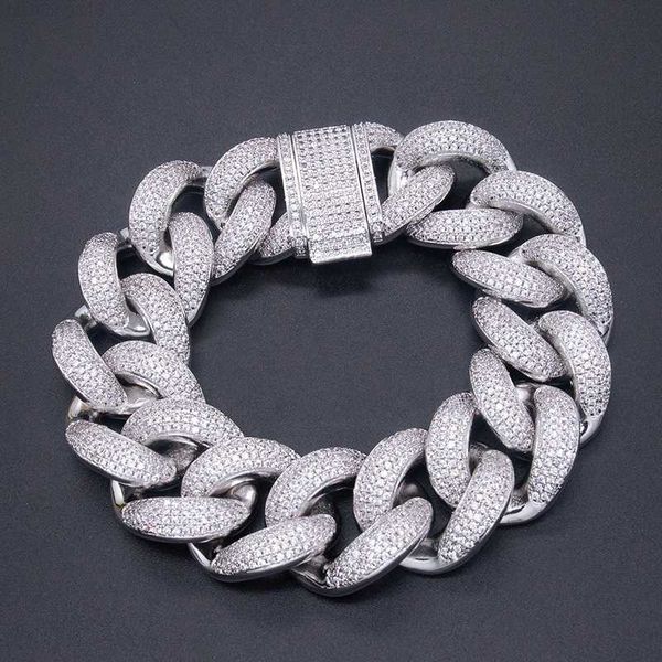 luxury rapper jewelry big size 24mm micro pave cz vvs diamond boyz miami cuban bracelet for men hip hop, Golden;silver
luxury rapper jewelry big size 24mm micro pave cz vvs diamond boyz miami cuban bracelet for men hip hop, Golden;silver