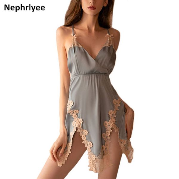 pyjamas nightgowns women's sleepwear v neck lace nightdress thin homewear nightwear satin backless nightgown women night dres 230427, Black;white
pyjamas nightgowns women's sleepwear v neck lace nightdress thin homewear nightwear satin backless nightgown women night dres 230427, Black;white