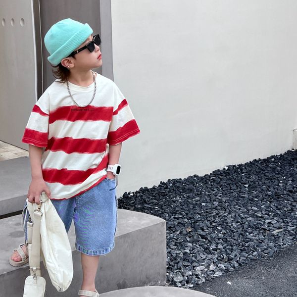t-shirts summer boys t shirt korean children basic striped tees baby costume casual sports trendy pullover tshirts 230427, Blue
t-shirts summer boys t shirt korean children basic striped tees baby costume casual sports trendy pullover tshirts 230427, Blue