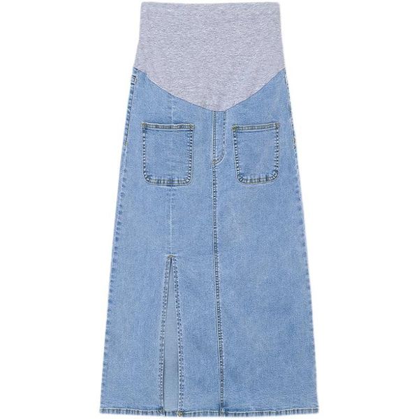 lounge high waist slit pregnant mother skirt maternity wear 2021 new denim straight skirts for pregnant women korean fashion p09002, White
lounge high waist slit pregnant mother skirt maternity wear 2021 new denim straight skirts for pregnant women korean fashion p09002, White