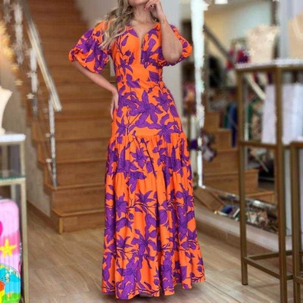 womens spring casual dresses and summer fashionable elegant printed ruffled, Black;gray
womens spring casual dresses and summer fashionable elegant printed ruffled, Black;gray