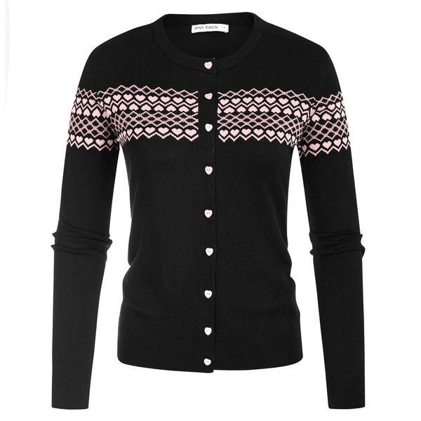 sweaters grace karin sweater coat womens diamond sweetheart pattern cardigan sweater crew neck soft slim knitwear spring lady, White;black
sweaters grace karin sweater coat womens diamond sweetheart pattern cardigan sweater crew neck soft slim knitwear spring lady, White;black