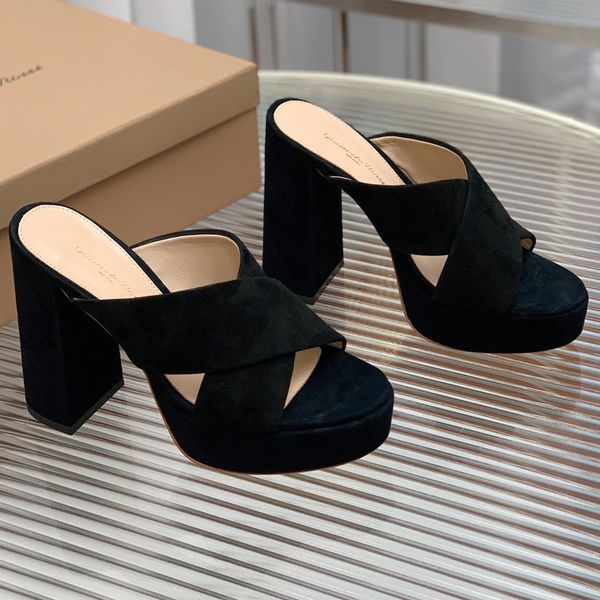 gianvito rossi sheridan platform sandal women designer luxury dermal sole 100% real leather women pumps 35-42 summer slip-ons platform pumps, Black
gianvito rossi sheridan platform sandal women designer luxury dermal sole 100% real leather women pumps 35-42 summer slip-ons platform pumps, Black