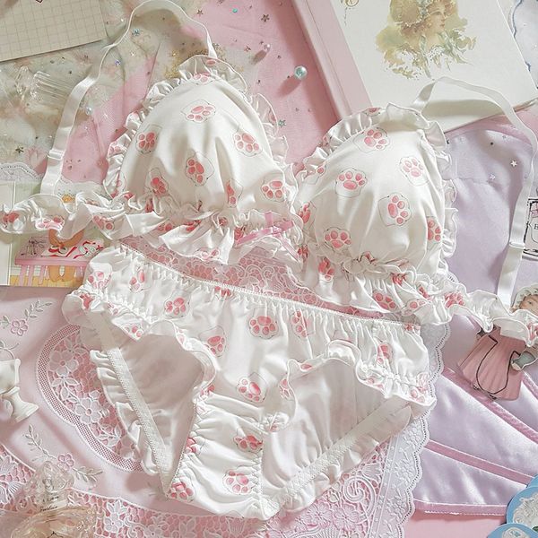 bras sets underwear set women kawaii japanese bra panties set wiresoft underwear sleep intimates set cute lolita bra and panty set 230427, Red;black
bras sets underwear set women kawaii japanese bra panties set wiresoft underwear sleep intimates set cute lolita bra and panty set 230427, Red;black