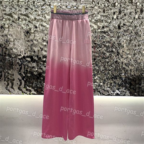 women wide leg pants charming webbed pink trousers waist gradient washed pants, Black
women wide leg pants charming webbed pink trousers waist gradient washed pants, Black