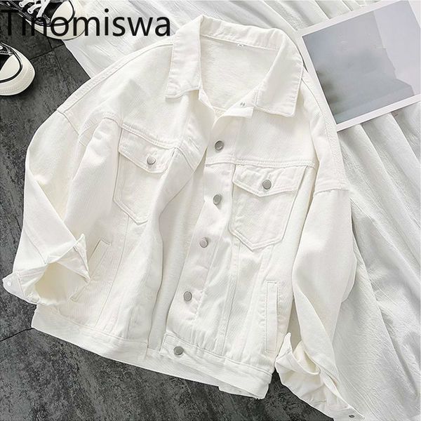 women's jackets tinomiswa korean style denim jackets women solid color single breasted female turn down collar long sleeve casual oute, Black;brown
women's jackets tinomiswa korean style denim jackets women solid color single breasted female turn down collar long sleeve casual oute, Black;brown