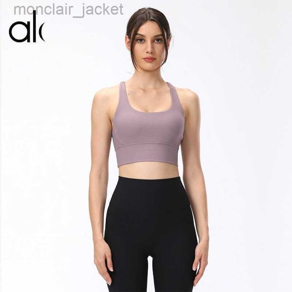 desginer alos yoga t shirt high strength shockproof gathering sports bra for women's rechargeable breast quick dried tank bra, White
desginer alos yoga t shirt high strength shockproof gathering sports bra for women's rechargeable breast quick dried tank bra, White