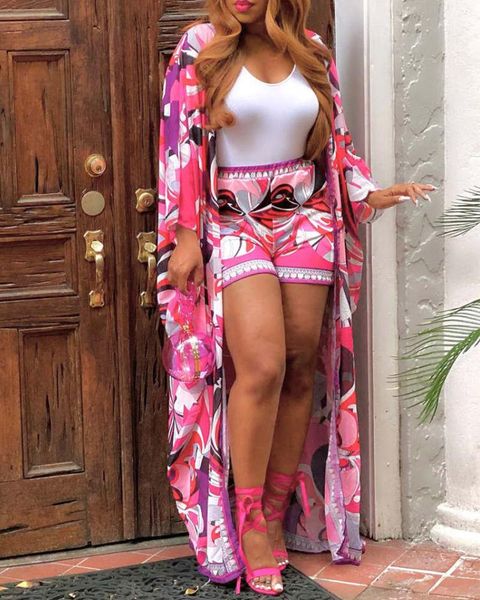 dress vrouwen open lange losse vest hoge taille abstracte print batwing mouw vest shorts set shorts zomer mode, White
dress vrouwen open lange losse vest hoge taille abstracte print batwing mouw vest shorts set shorts zomer mode, White