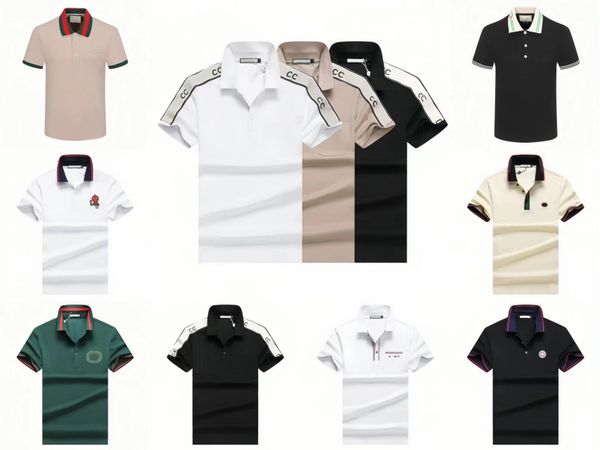 designer mens polo shirt luxury brand mens breathable quick drying short sleeve simple lapel button business casual versatile mens summer t, White;black
designer mens polo shirt luxury brand mens breathable quick drying short sleeve simple lapel button business casual versatile mens summer t, White;black