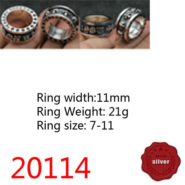 20114 fashion ring s925 sterling silver cross letter rotation handsome personality simple couple european and american finger decoration
20114 fashion ring s925 sterling silver cross letter rotation handsome personality simple couple european and american finger decoration