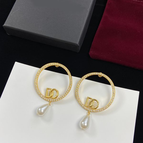 gold with diamond circle pearl dangle letter earrings designer light luxury fashion temperament ladies earrings tide cool, Silver
gold with diamond circle pearl dangle letter earrings designer light luxury fashion temperament ladies earrings tide cool, Silver