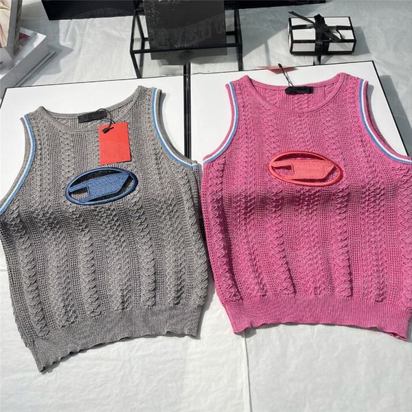 women hollow vest knits tanks designer letter sleeveless t shirts tees pullover clothing for lady, White
women hollow vest knits tanks designer letter sleeveless t shirts tees pullover clothing for lady, White