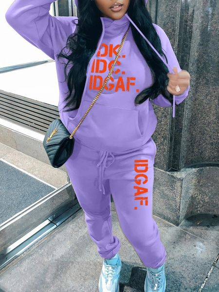 women's plus size tracksuits lw women outfit loose 2 two piece set fleece letter print kangaroo pocket tracksuit sweatshirt joggers pan, Black
women's plus size tracksuits lw women outfit loose 2 two piece set fleece letter print kangaroo pocket tracksuit sweatshirt joggers pan, Black