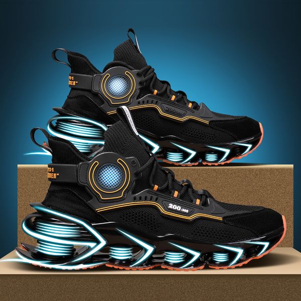 dress shoes blade sneakers men breathable mesh running outdoor non-slip athletic jogging sports footwear cushioning walking trainers 230426, Black
dress shoes blade sneakers men breathable mesh running outdoor non-slip athletic jogging sports footwear cushioning walking trainers 230426, Black