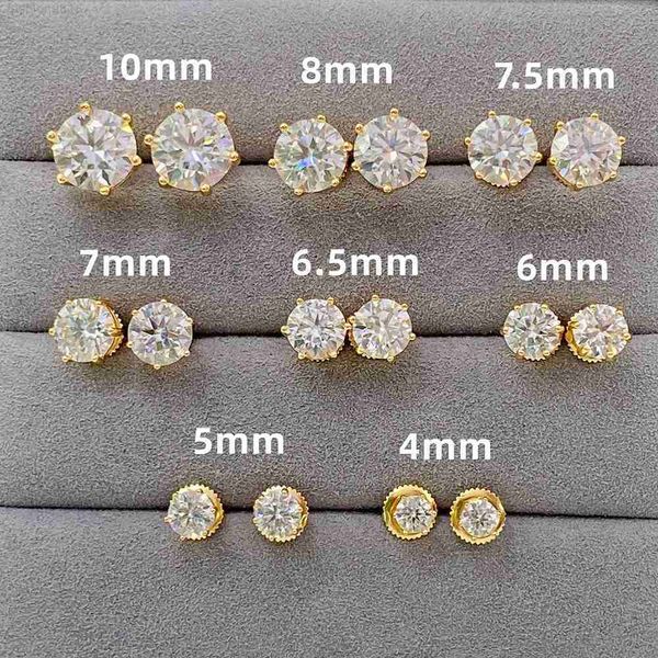 pass diamond tester classic 6 prong 925 sterling silver moissanite screw back stud earrings, Golden
pass diamond tester classic 6 prong 925 sterling silver moissanite screw back stud earrings, Golden