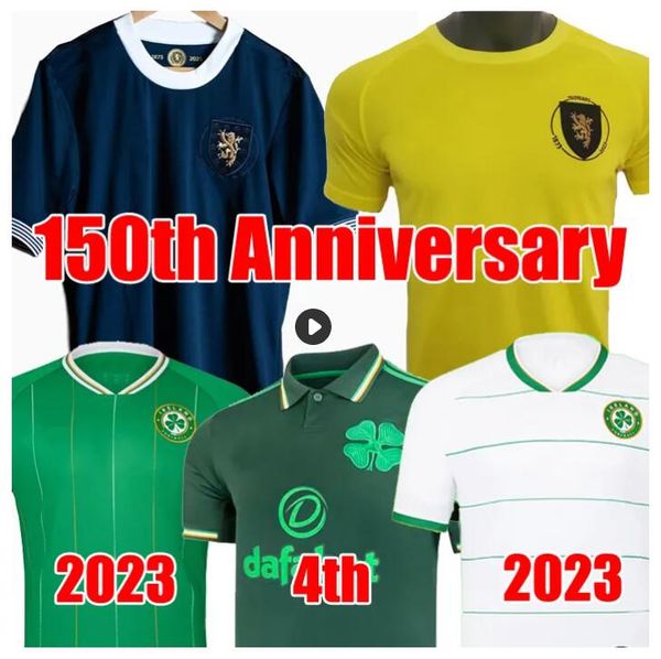 2023 scotland 150th anniversary soccer jerseys blue special edition green ireland home 2023 2024 football shirt 23 24 uniforms men kids sets, Black;yellow
2023 scotland 150th anniversary soccer jerseys blue special edition green ireland home 2023 2024 football shirt 23 24 uniforms men kids sets, Black;yellow