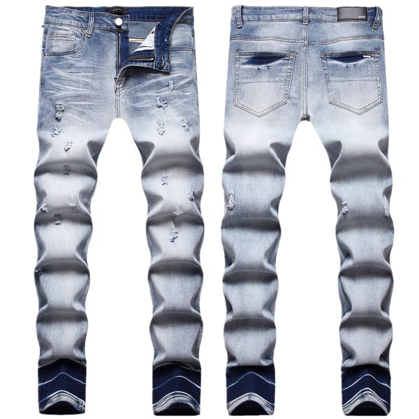 men's jeans european jean hombre letter star am men embroidery patchwork ripped trend brand motorcycle pant mens skinny 1172# size 28-4, Blue
men's jeans european jean hombre letter star am men embroidery patchwork ripped trend brand motorcycle pant mens skinny 1172# size 28-4, Blue