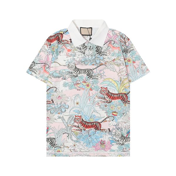 23ss designer fashion business polo shirt tiger print short sleeve polo shirt men t shirts, White;black
23ss designer fashion business polo shirt tiger print short sleeve polo shirt men t shirts, White;black