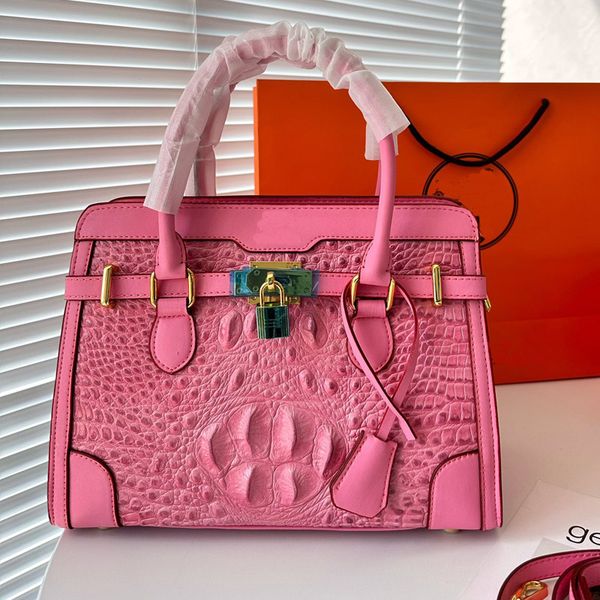tote bag crocodile handbag women shoulder bags shopping bags alligator genuine leather gold stamped lock fashion letter 30cm handbags crossb
tote bag crocodile handbag women shoulder bags shopping bags alligator genuine leather gold stamped lock fashion letter 30cm handbags crossb