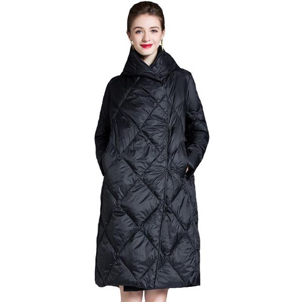 parkas 2021 women's winter down jacket coats women light ultra long warm puffer jacket hooded down parka female outerwear clothing, Black
parkas 2021 women's winter down jacket coats women light ultra long warm puffer jacket hooded down parka female outerwear clothing, Black