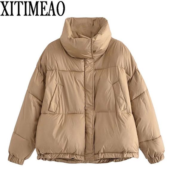 leather xitimeao women's 2022 fashion zipper short padded bread clothes retro high neck women's cotton clothes fashion top, Black
leather xitimeao women's 2022 fashion zipper short padded bread clothes retro high neck women's cotton clothes fashion top, Black