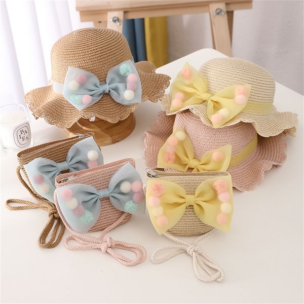 caps hats fashion baby summer straw bow girl cap beach children panama princess and bag for kids 2pc 230426, Yellow
caps hats fashion baby summer straw bow girl cap beach children panama princess and bag for kids 2pc 230426, Yellow