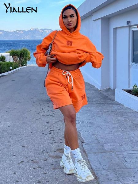 dress yiallen autumn new solid two piece set women sports long sleeves + loose casual bandage shorts matching female tracksuit, White
dress yiallen autumn new solid two piece set women sports long sleeves + loose casual bandage shorts matching female tracksuit, White