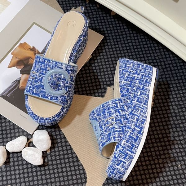 tweed leather women slippers weave braided interlocking c famous sandals woolen knit platform slippers pool slides ladies beach flip flops f, Black
tweed leather women slippers weave braided interlocking c famous sandals woolen knit platform slippers pool slides ladies beach flip flops f, Black