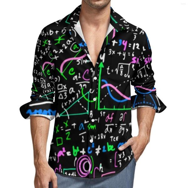 men's casual shirts math linear shirt men mathematics education autumn aesthetic pattern blouses long sleeve cool oversized clothes, White;black
men's casual shirts math linear shirt men mathematics education autumn aesthetic pattern blouses long sleeve cool oversized clothes, White;black